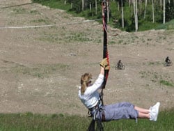 Colorado Adventuring By Air, By Land and By Water 16 Riding the zip-line