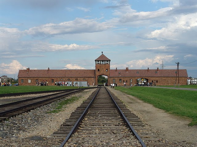 Auschwitz concentration camp museum in Poland.