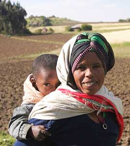 Mother and child in Ethiopia