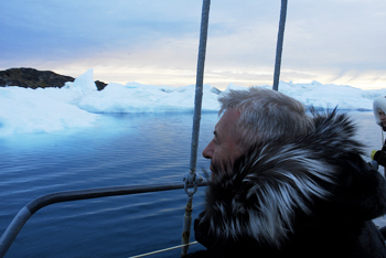 View from the ship's desk.