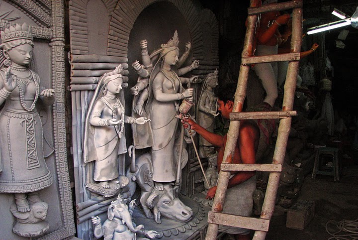 Durga Pujo Festival in Kolkata, India