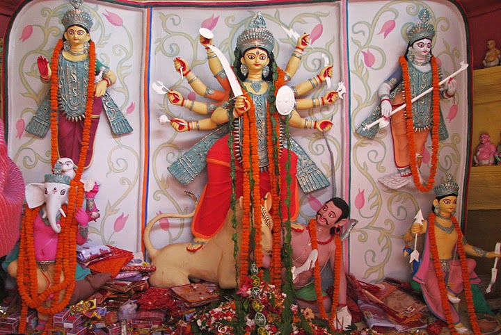 Durga Pujo Festival in Kolkata, India