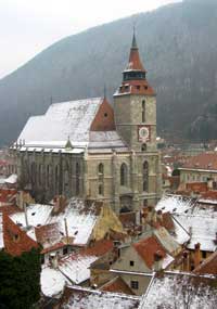 The Black Church is Brasov's most well known landmark.