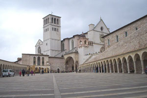 The basilica at Assisi