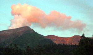 An active volcano in Daisetsuzan National Park - photos by Sam Baldwin