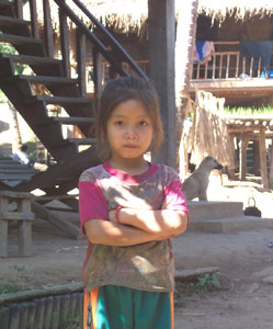 A Hmong girl