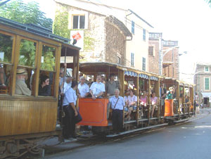 The tram in Soller