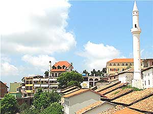 The skyline of Kruja