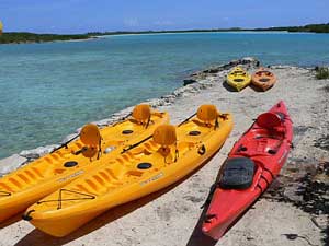 Kayaks at Starfish Adventures