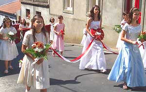 One of the many Espirito Santo (Holy Spirit) festivals held in villages in the weeks following Easter.