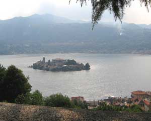 Isola San Giulio from the Sacro Monte