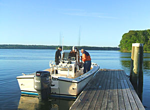 Up at dawn for a fishing trip with Captain George Harris