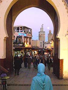 The Bab Bujeloud in Fes.- photos by Kent St. John