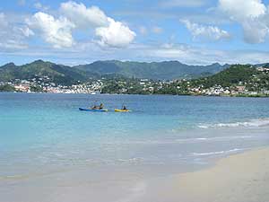 The view from the Spice Island Beach Resorts - photos by Jon Brandt 