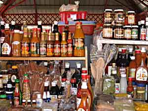 A market stall in St. George's