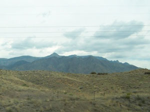 New Mexico mountain view