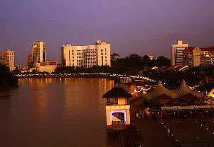 The Kuching waterfront