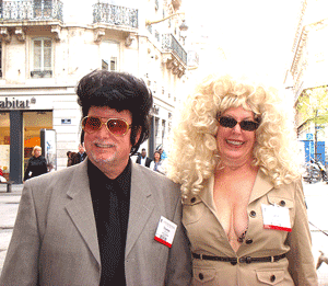 Typical Lyonnaise...actually, these are travel agents at a convention held in Lyon.