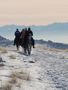 Horseback Riding on Antelope Island