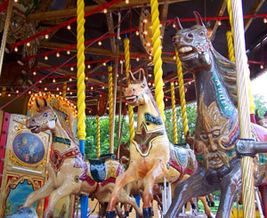 Carousel horses at the Tuileries