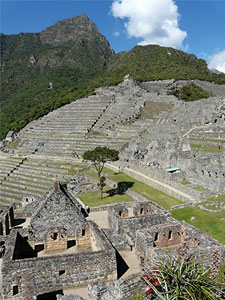 An inner view of Machu Picchu