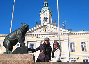 The bear is the symbol of Pori, Finland and this statue sits in front of town hall. Photos by Isadora Dunne, except when noted.