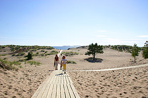 The vast dunes that surround Yyteri beach are unique for this part of the world