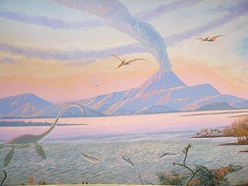 A mural at the Museum of the Gulf Coast