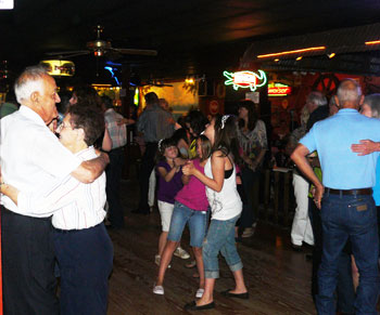 Dancing the night away at Larry's French Market in Groves, Texas