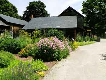 One of the 39 buildings at The Shelburne Museum