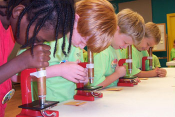 Kids get a hands-on science experience at Sci-Quest.