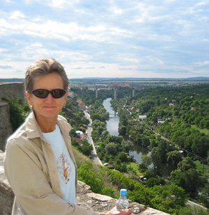 Overlooking the Dyje River.