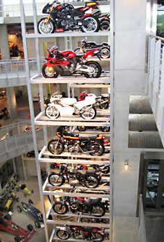 Barber Motorsports Park has over 800 motorcycles on display.