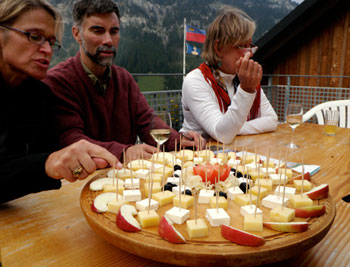 Cheese tasting at Sucka 