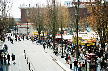 The Saturday Market in Portland's Old Town