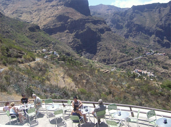 View mid-way up Masca Gorge, once used by smugglers and pirates, near the village of Masca. (PHOTO: TIna Benitez)