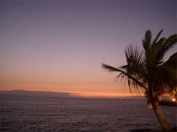 Sunset in Tenerife.