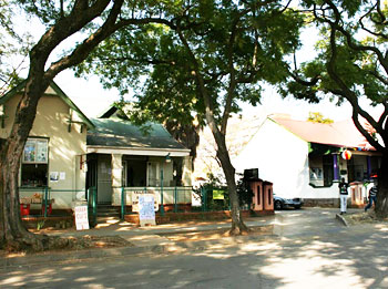 Some of the old houses in Gerhard Moerdyk Street, Sunnyside have been restored and transformed into pubs and shops.