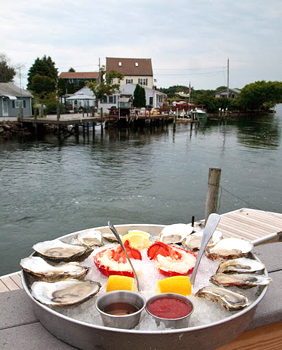 Matunuck oysters. Photo by Paul Shoul.