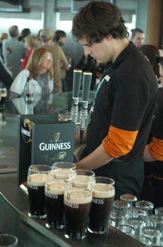 The Guinness Storehouse in Dublin