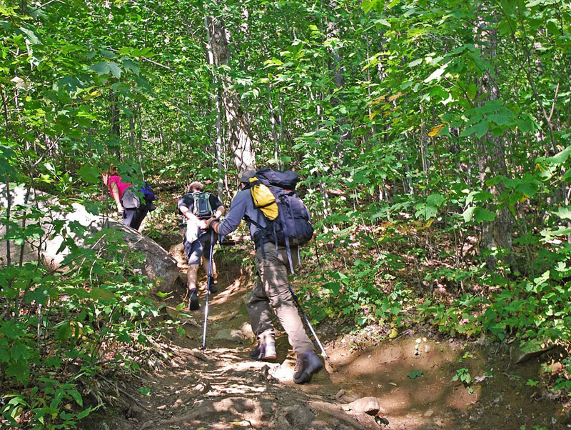 Fellow hikers on the Mount Pisgah Trail