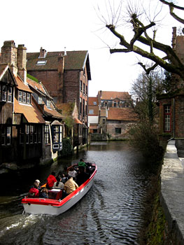 Boating on the canals