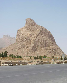 Eagle Mountain in Yazd, Iran.