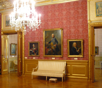 Portrait of Landgrave Frederick II at Philippsruhe Castle. Germany