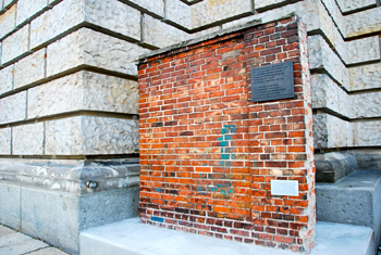 Section of the original Berlin Wall.