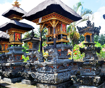 They say there are more temples than houses in Bali.