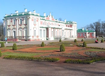 Kadriorg Palace, built in 1718 by Peter the Great of Russia for his wife Catherine, now houses the foreign art collection of the Art Museum of Estonia.