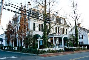 The Shiverick Inn is a grand old home, built in 1840 and boasting seven fireplaces, two in common areas.