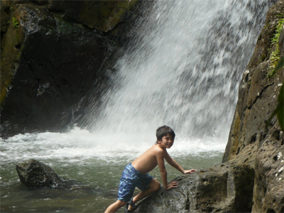 Waterfall in Puerto Rico.