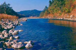 The Ramganga River - photo courtesy of Corbett Park